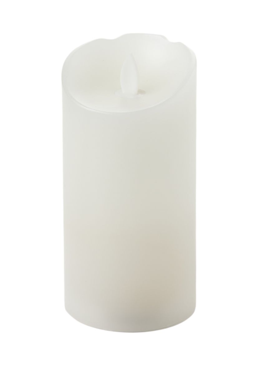 Set of 2 Realistic LED Flameless Pillar Candle