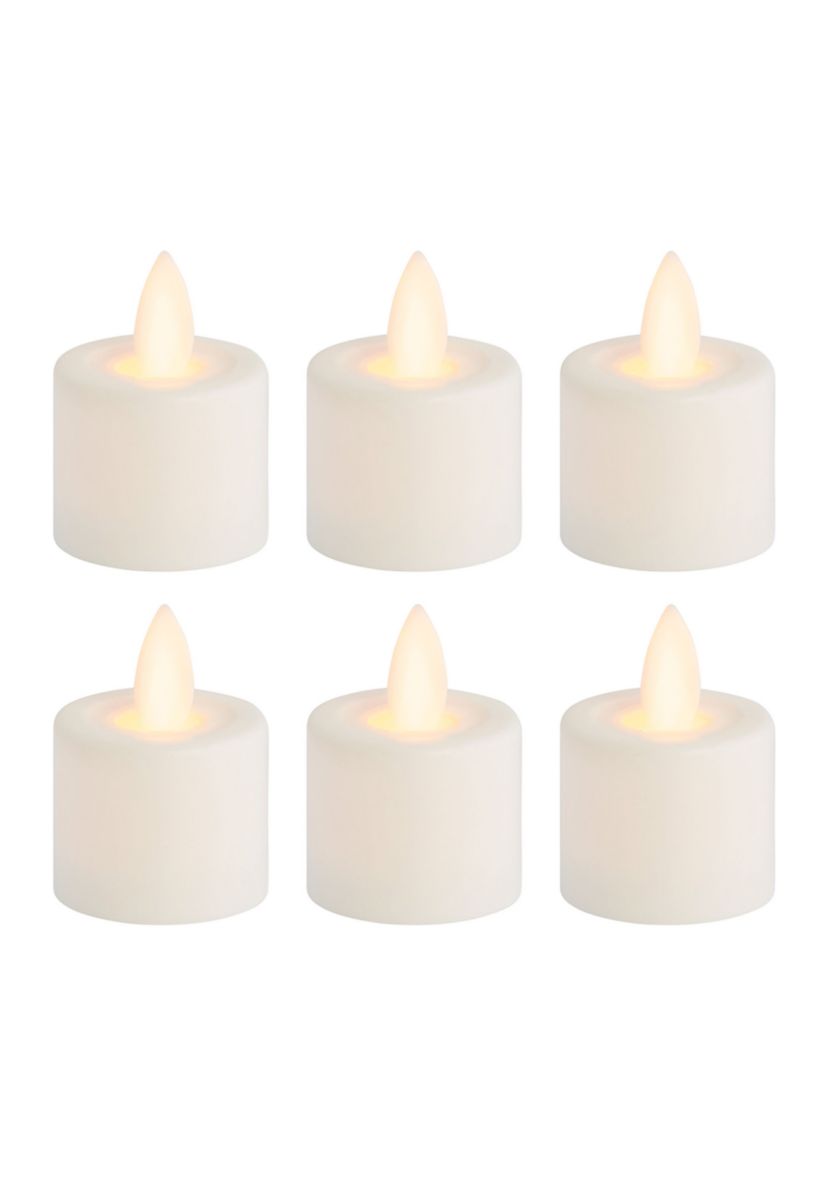Set of 6 Battery Powered Tealight Candles
