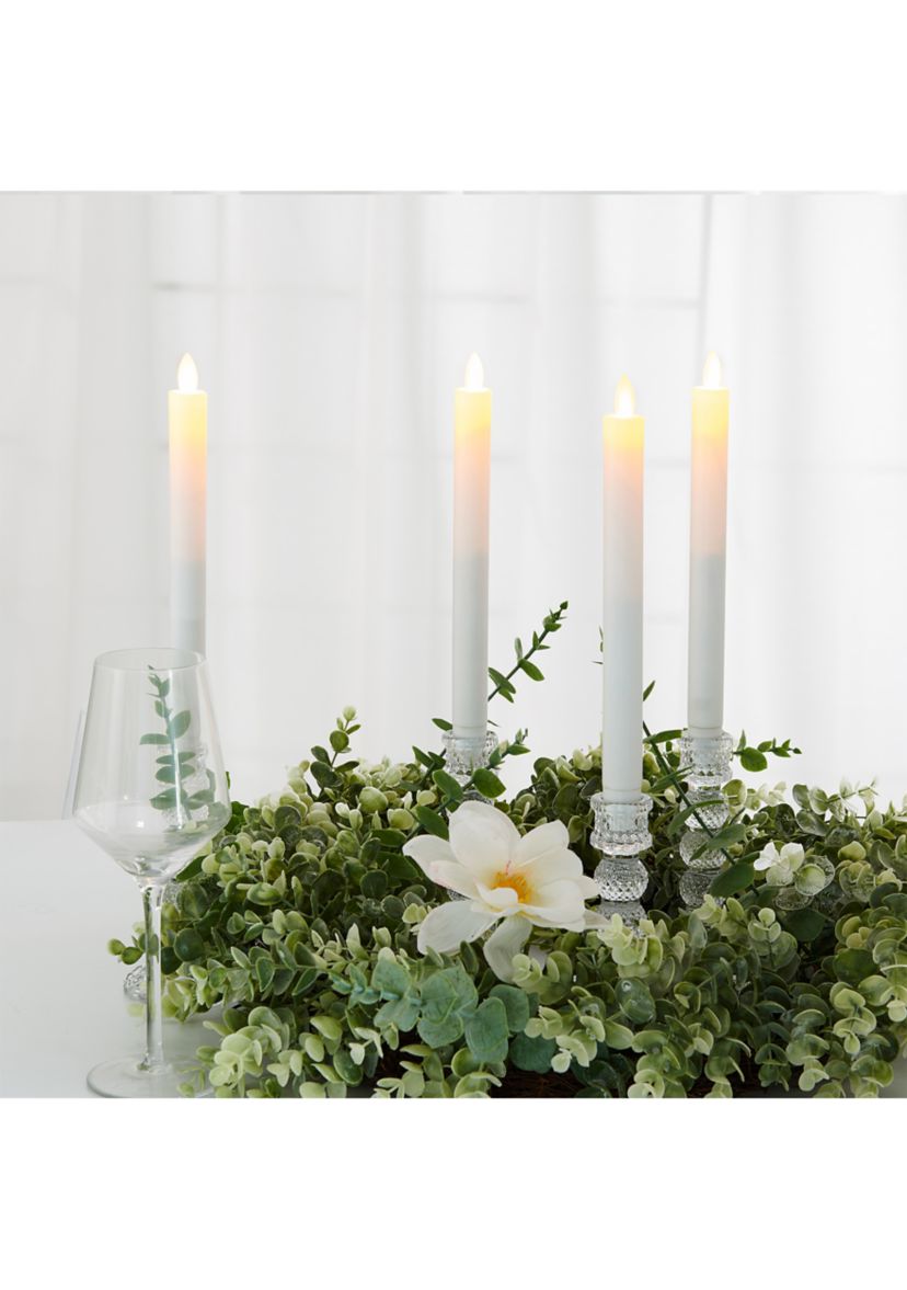 Set of 4 Tapered LED Candles 