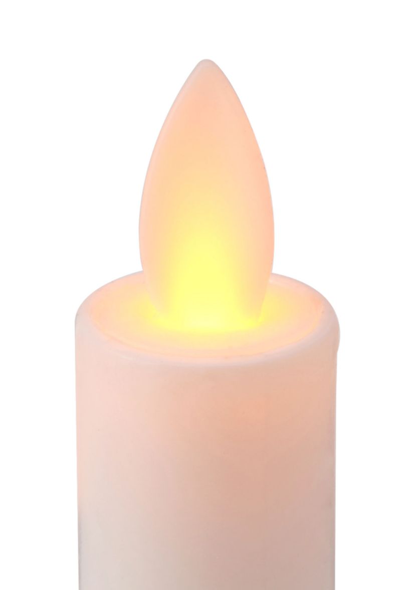 Battery Powered Tapered Candles - Set of 4