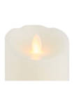Set of 2 White Realistic Candles