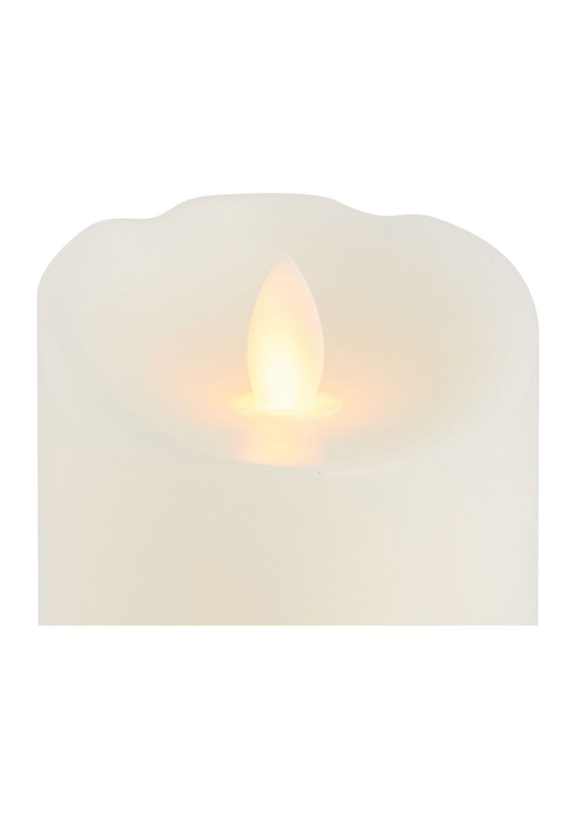 White Realistic Candles - Set of 2