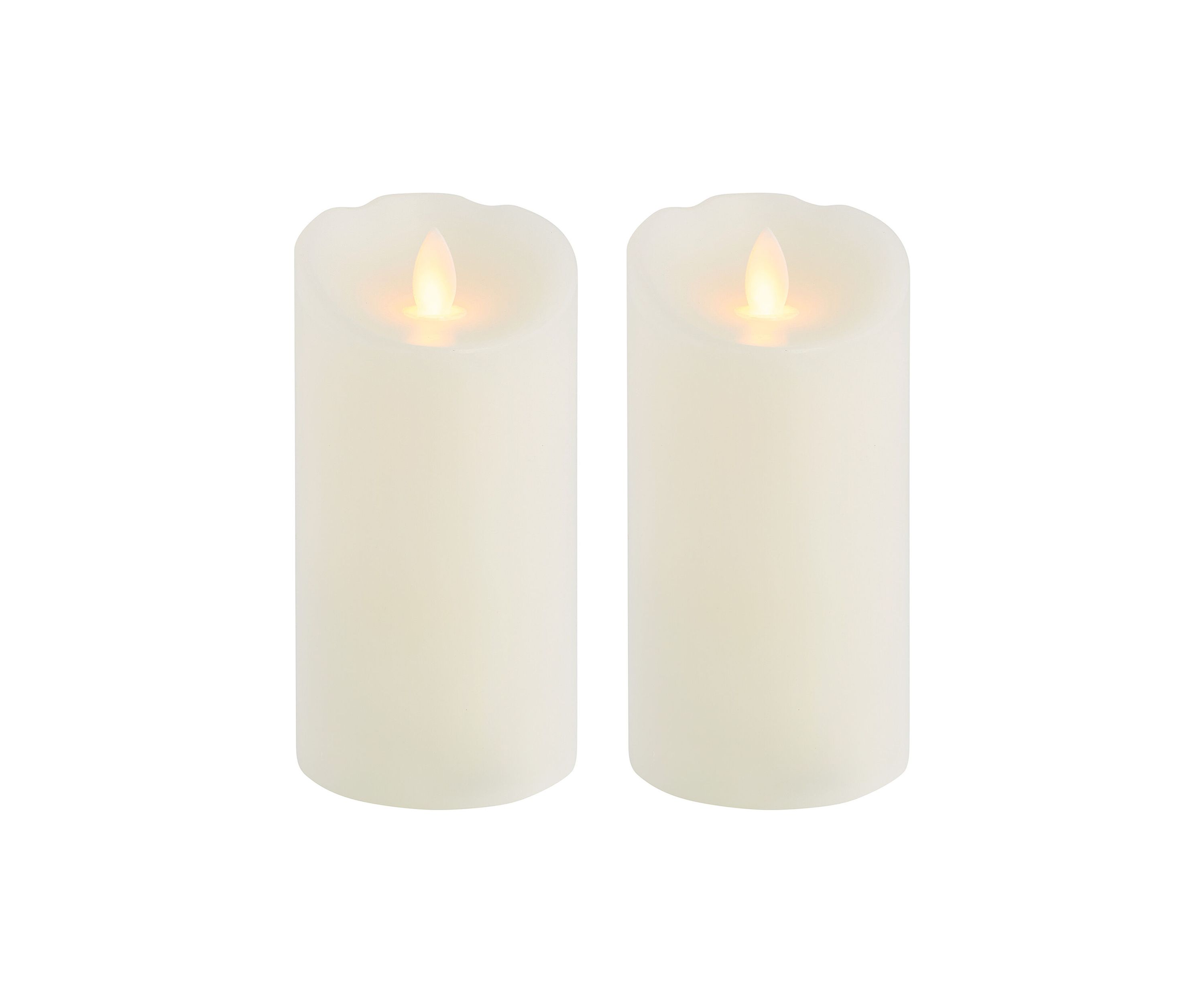 Set of 2 Realistic LED Candles