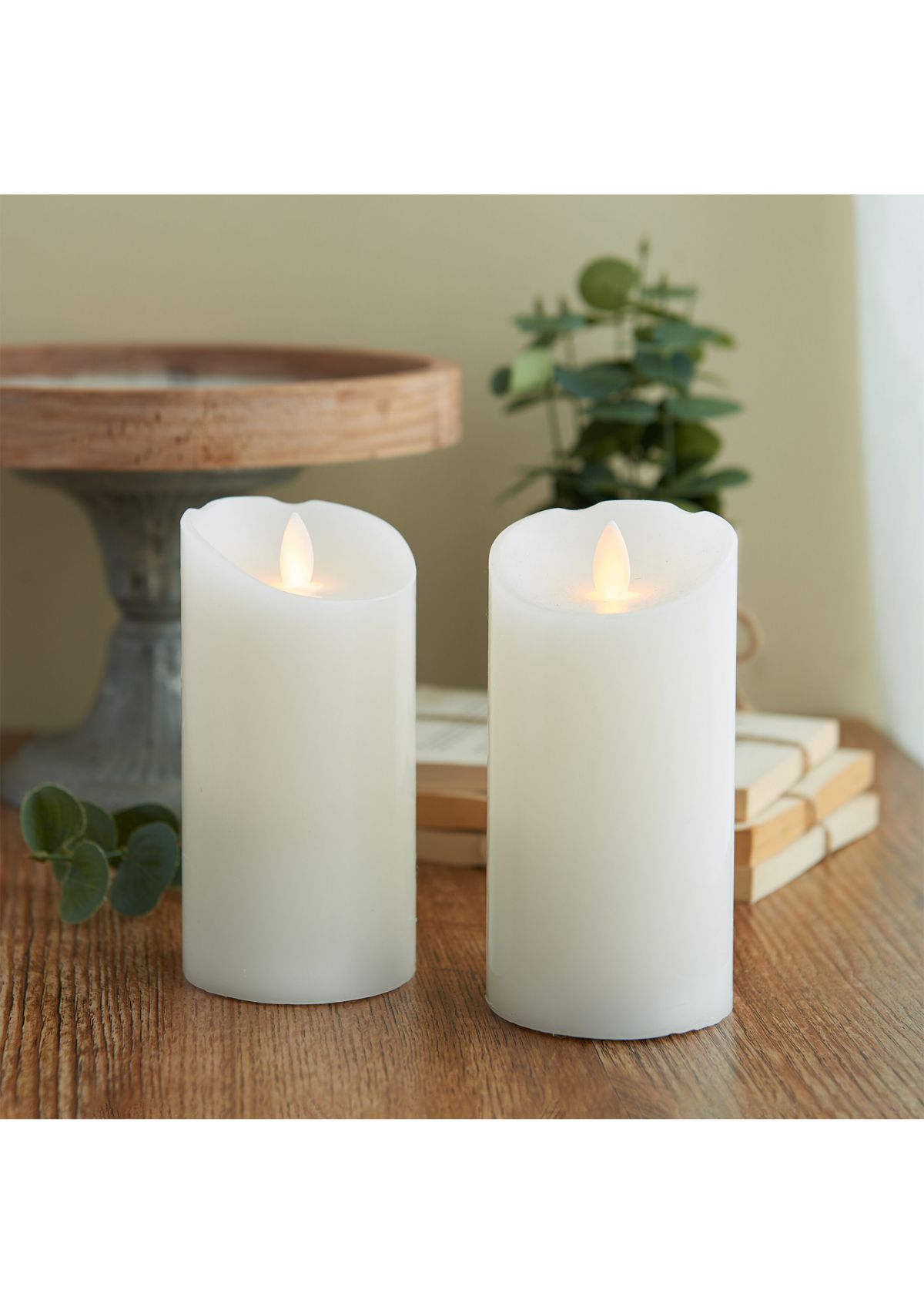 Set of 2 Realistic LED Candles