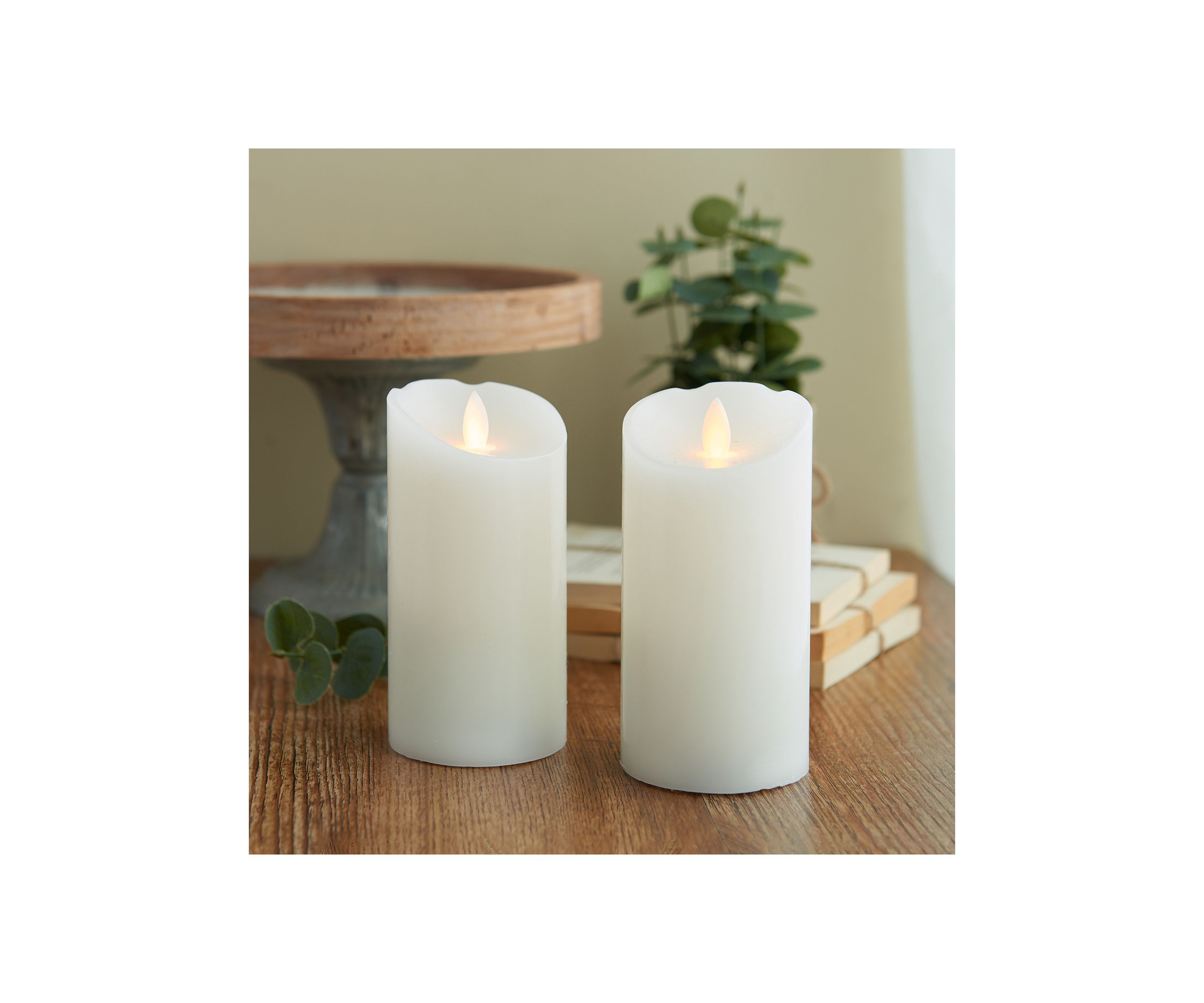 Set of 2 Realistic LED Candles