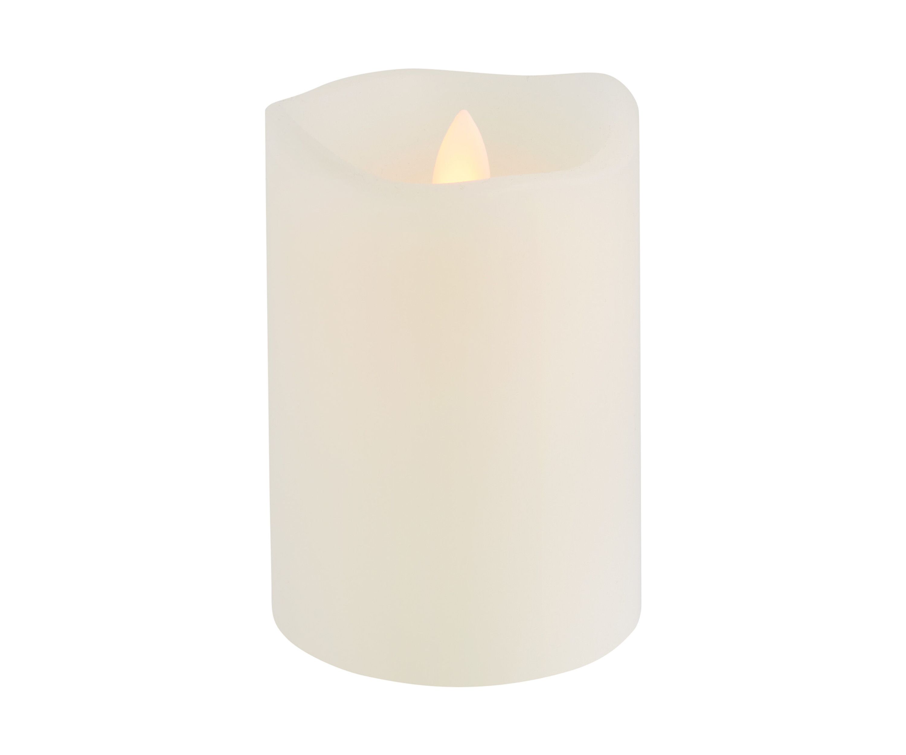 Mikasa Blow Out Realistic LED Wax Pillar, 3x4 Inch