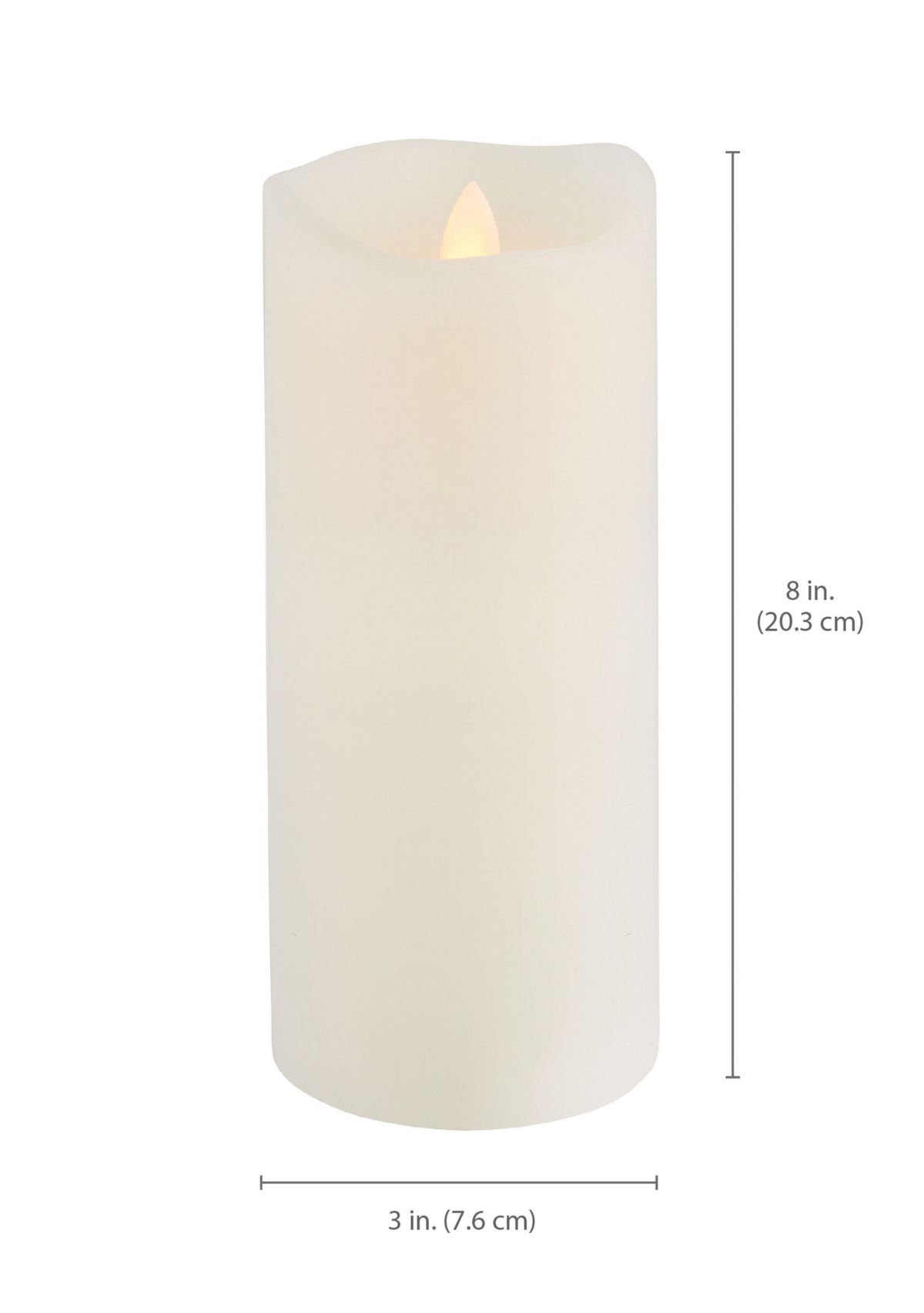 Blow Out Realistic LED Wax Pillar