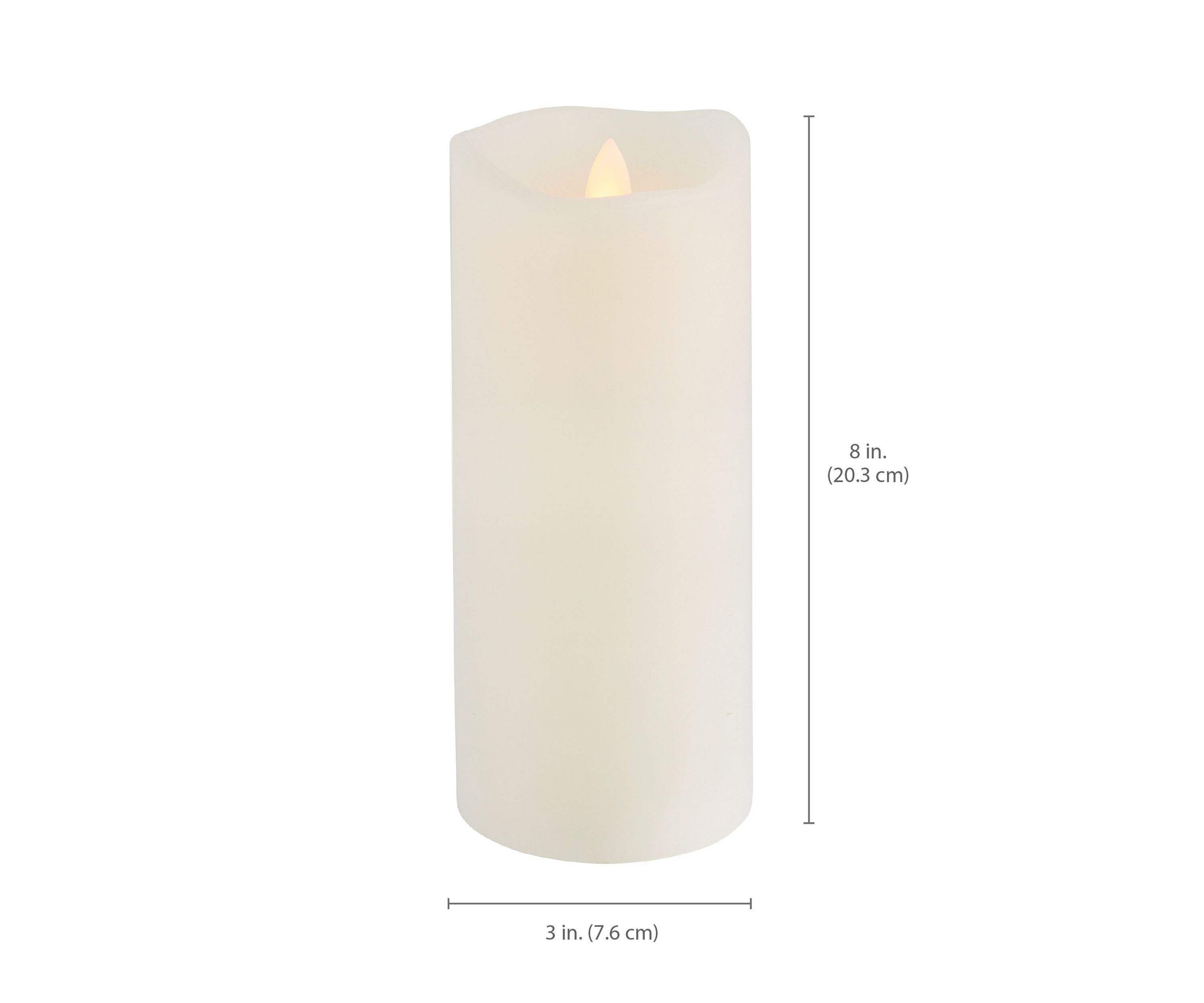 Blow Out Realistic LED Wax Pillar