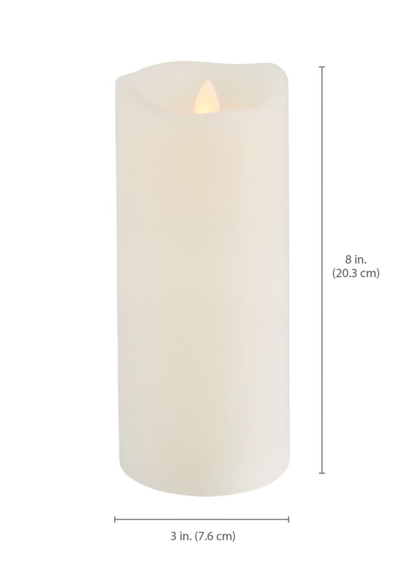 Blow Out Realistic LED Wax Pillar