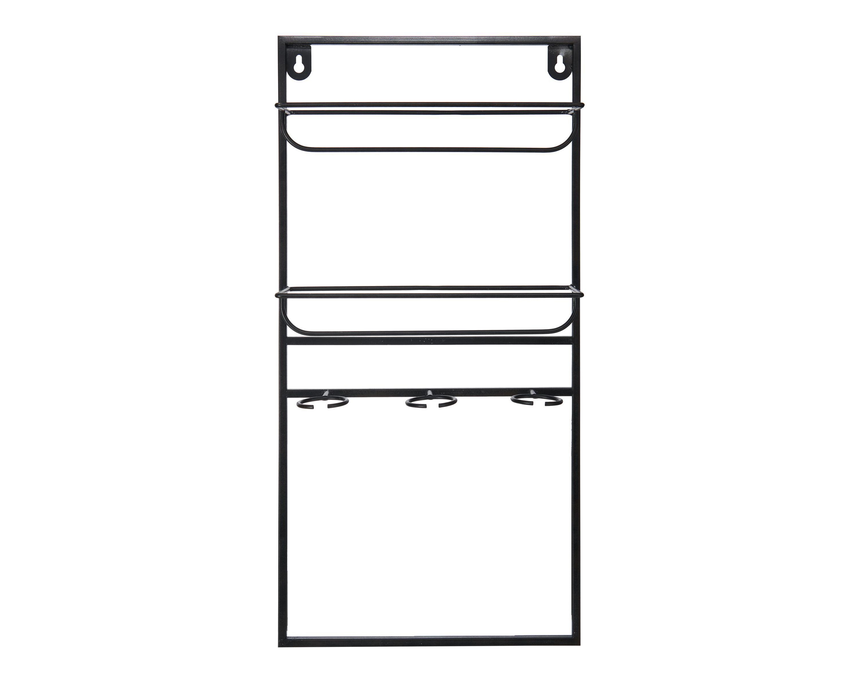 24x12 Inch Metal Wine Bottle Wine Rack