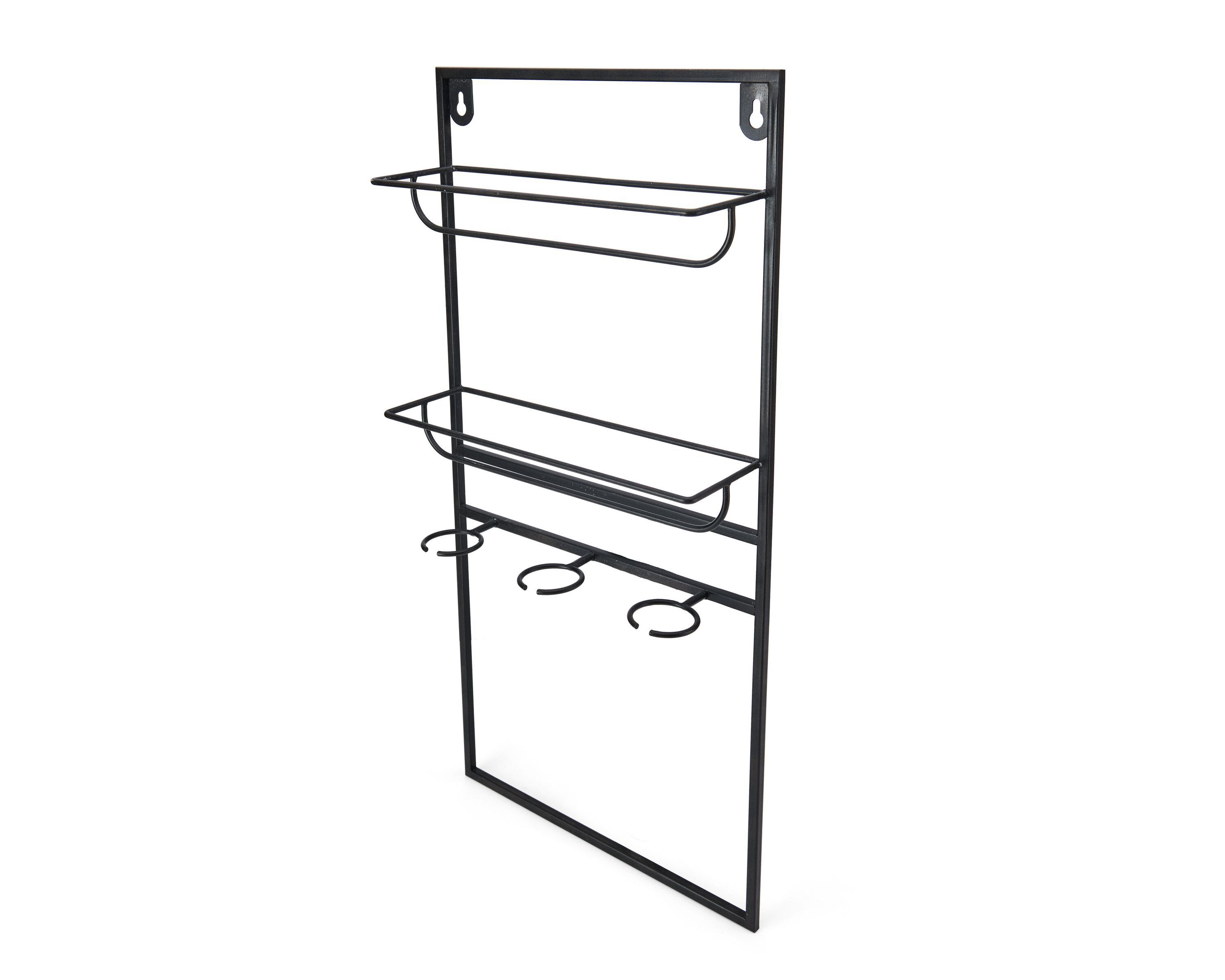 24x12 Inch Metal Wine Bottle Wine Rack