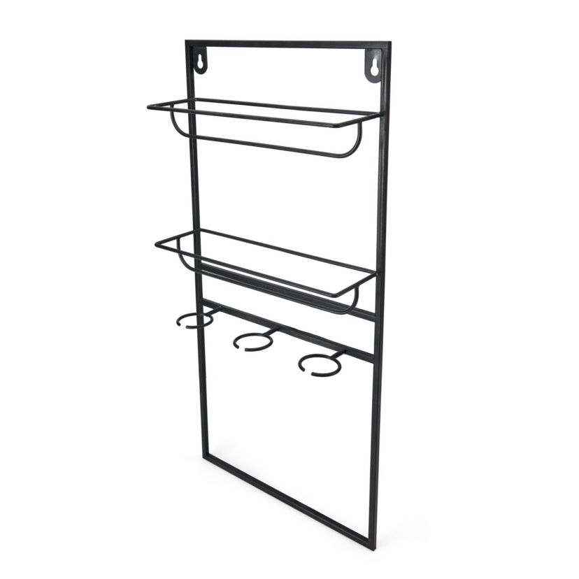 24x12 Inch Metal Wine Bottle Wine Rack