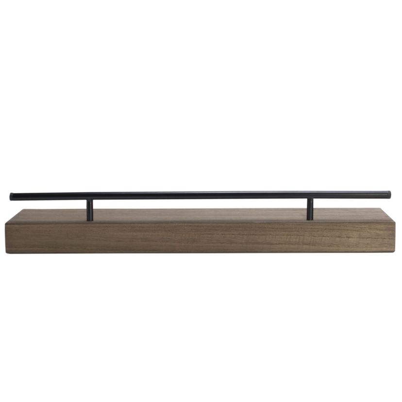 Floating Railing Shelf for Bedroom, Living Room, Bathroom, Kitchen, 24-Inch