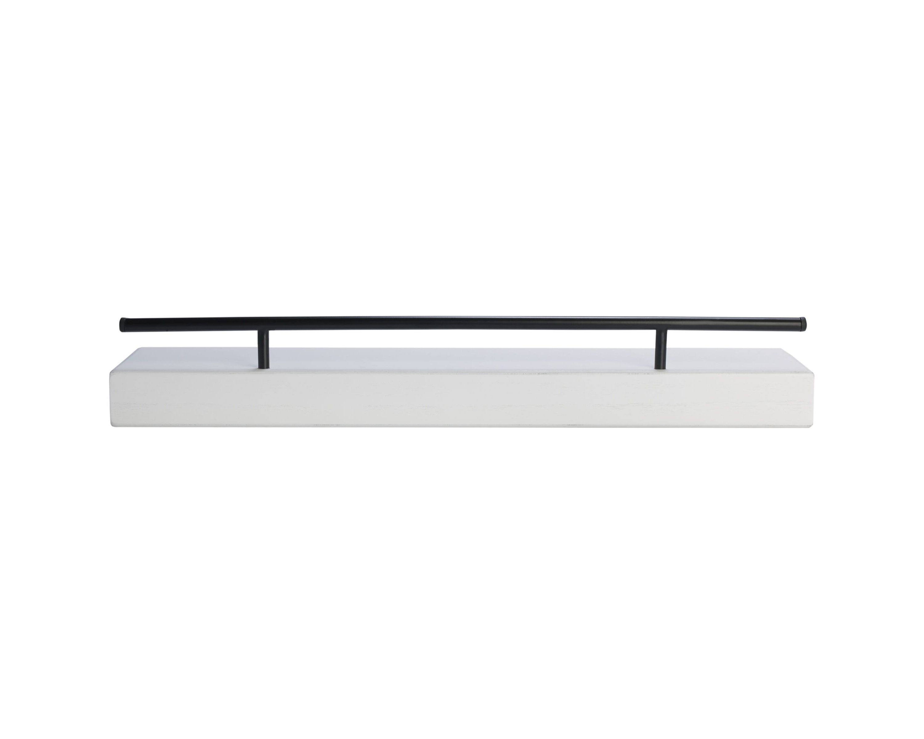 Floating Railing Shelf for Bedroom, Living Room, Bathroom, Kitchen, 24-Inch
