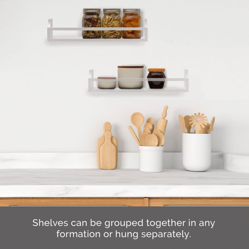 Set Of 2 MDF Parquet Tray