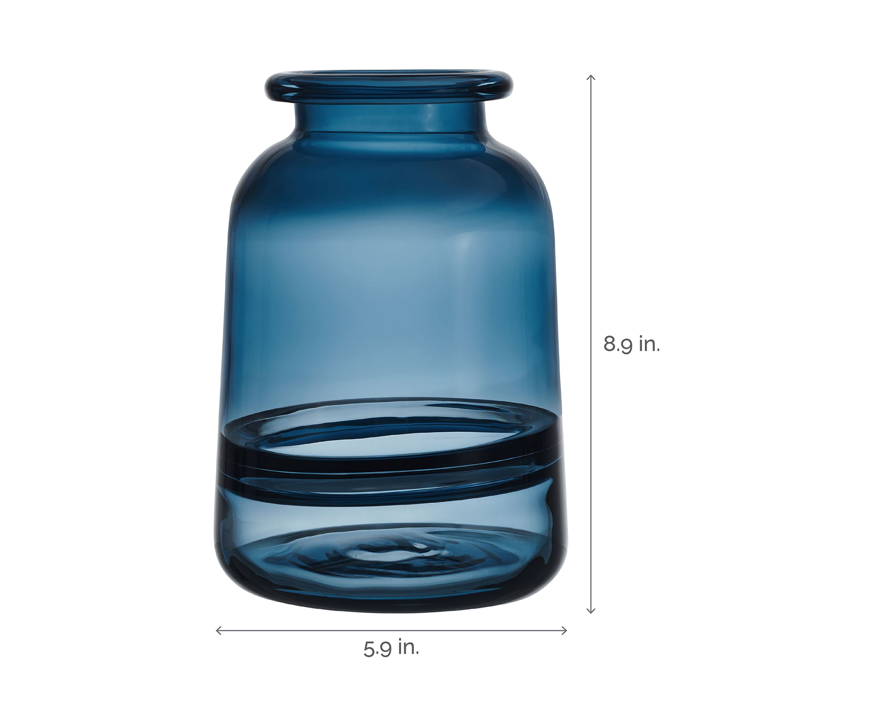 Blue Glass Vase