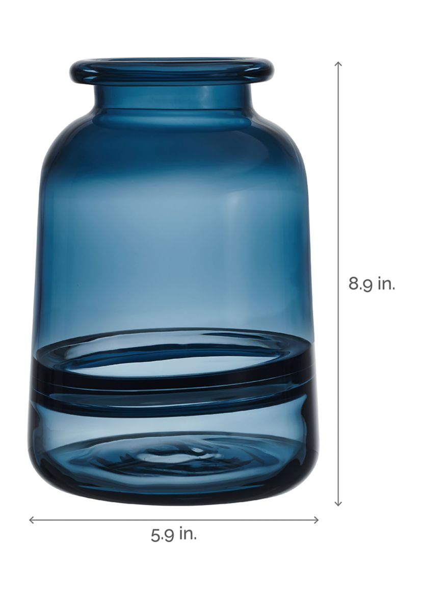 Blue Glass Vase