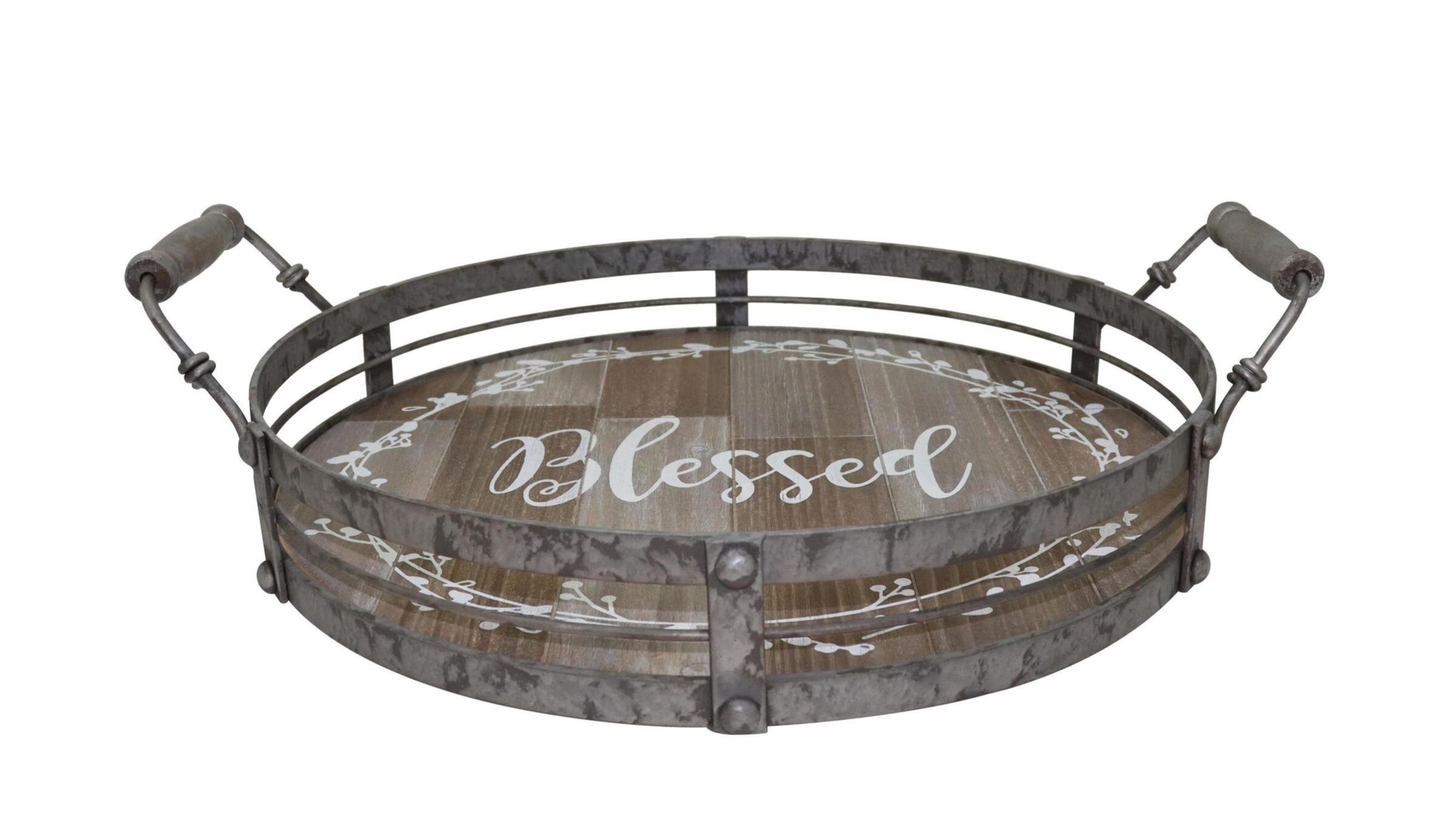20 Inch Round Blessed MDF Tray