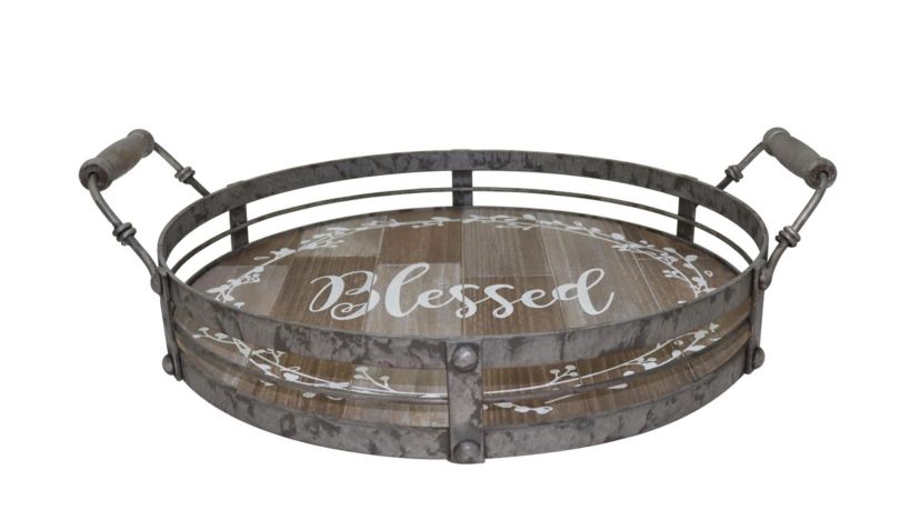 20 Inch Round Blessed MDF Tray