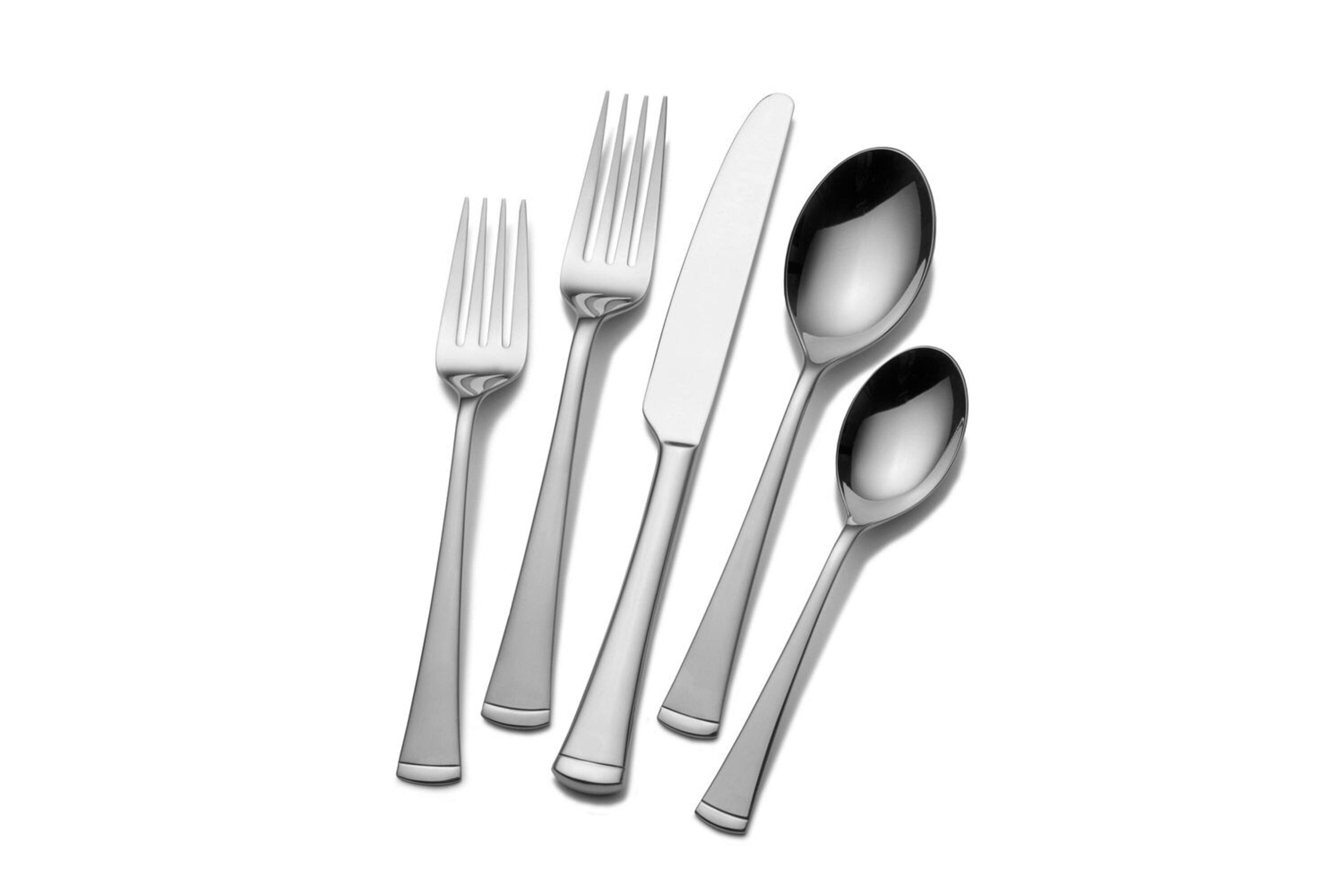 Gourmet Basics by Mikasa Contempo 42-pc Flatware Set, Service for 8