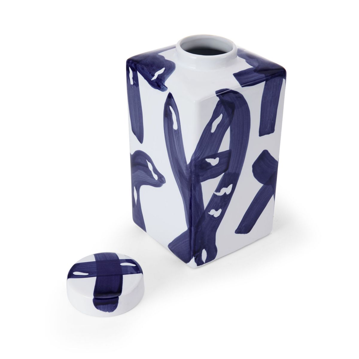 11-in Blue/White Ginger Jar