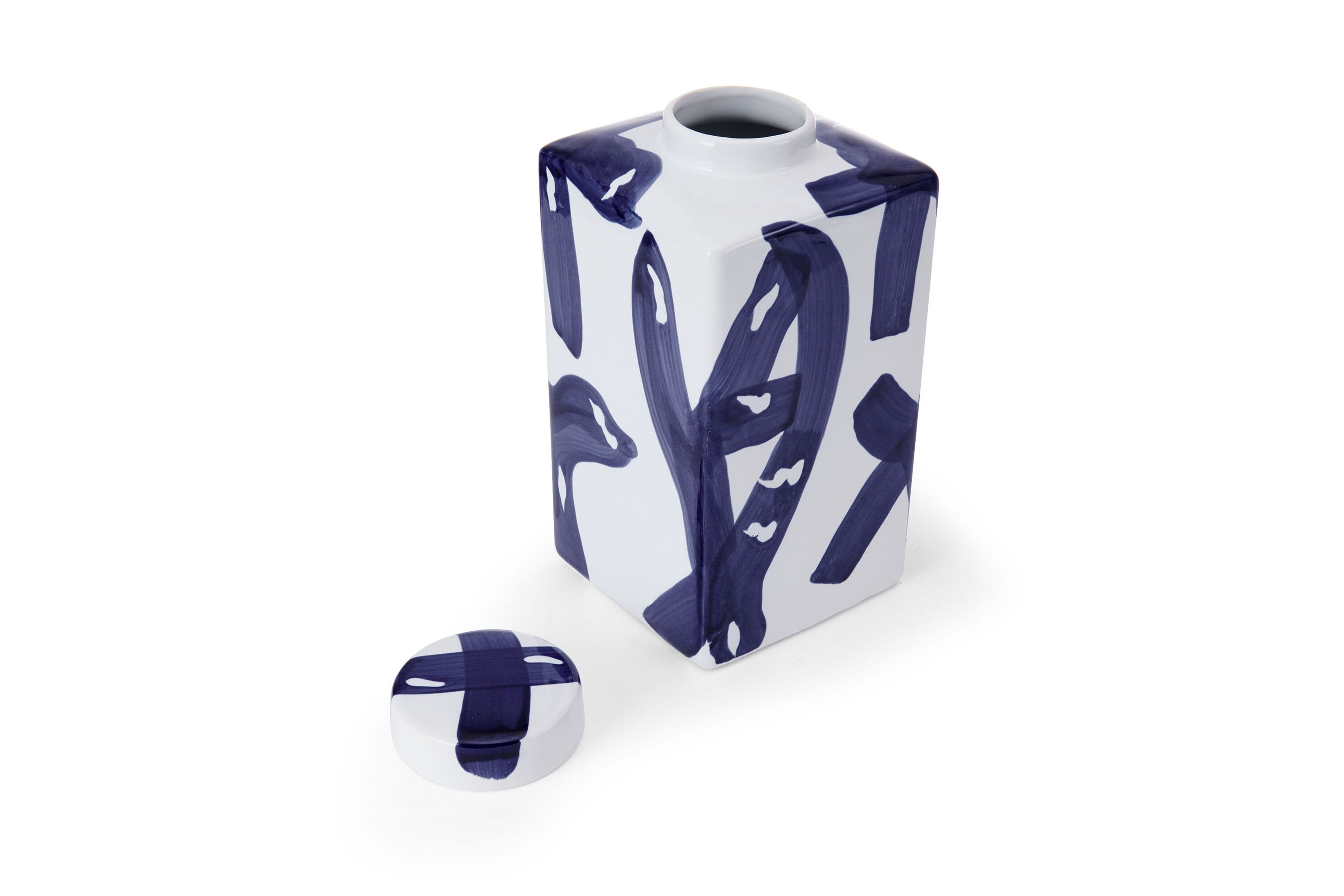 11-in Blue/White Ginger Jar