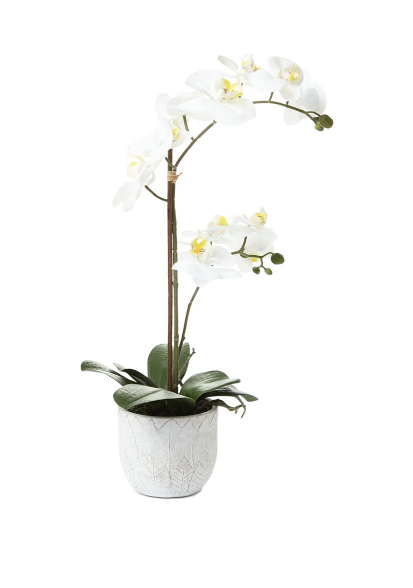 White Orchid Artificial Greenery
