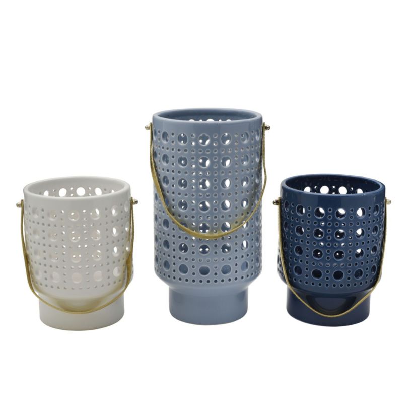 Set of 3 Pierced Hurricanes