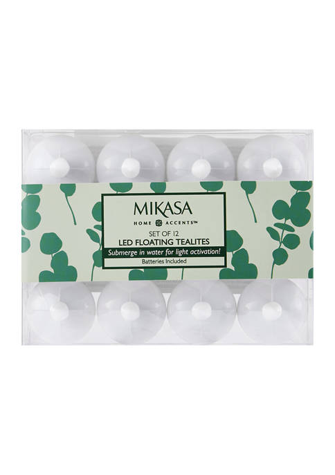 Bazaar Mikasa Set of 12 Floating LED Plastic