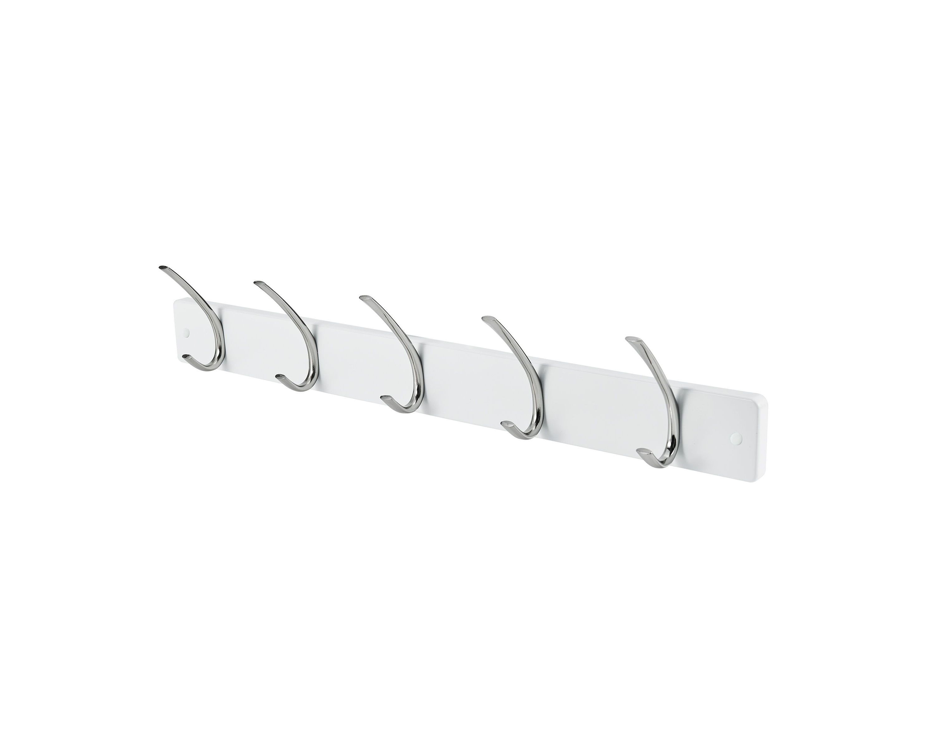 Wall Mounted Coat Rack for Entry Way, Bathroom, Bedroom, Laundry Room, Closet, Office, Garage, Each Hook Supports 7lbs, 5 Hook