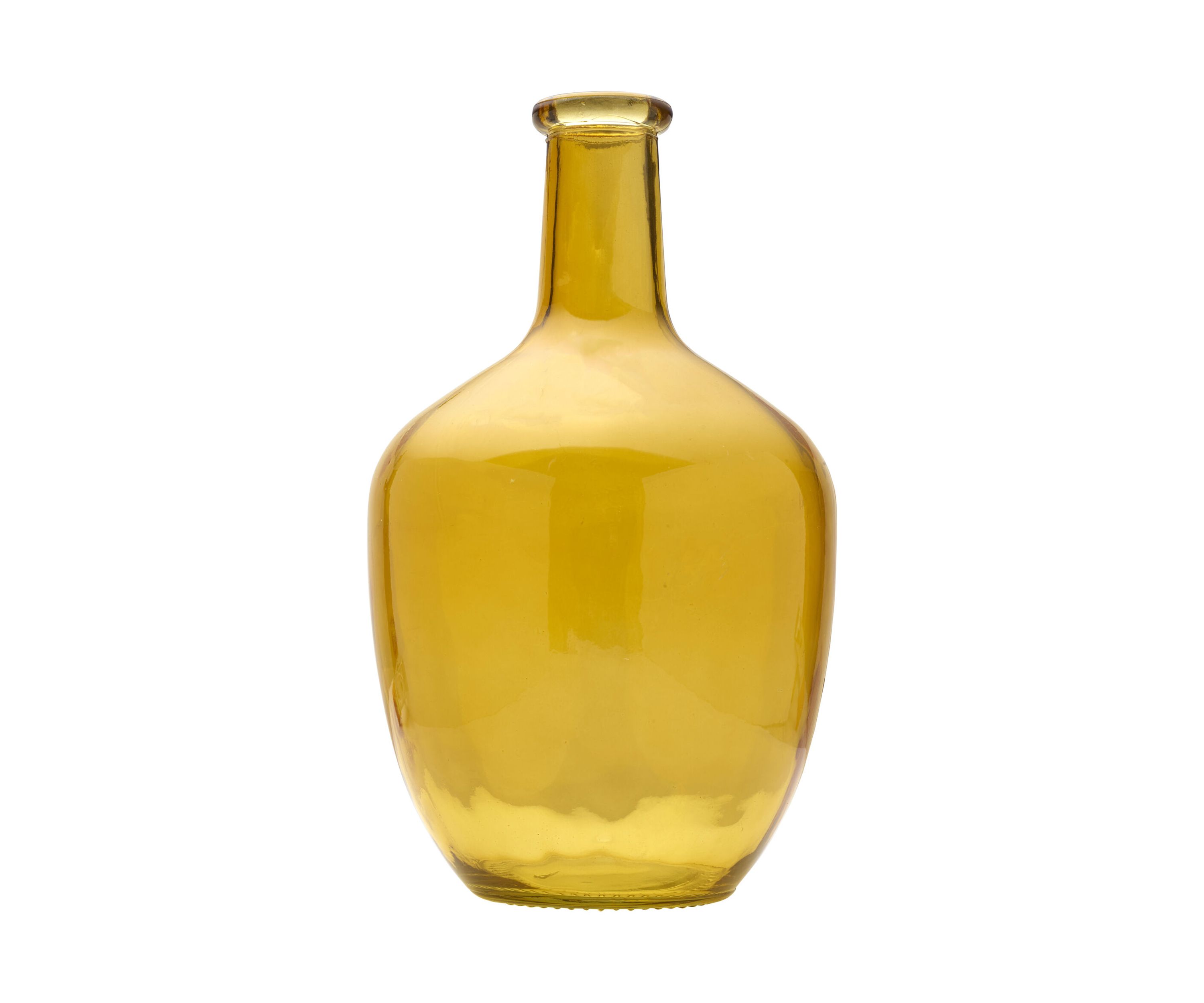 Elements Amber Bulb Glass Vase