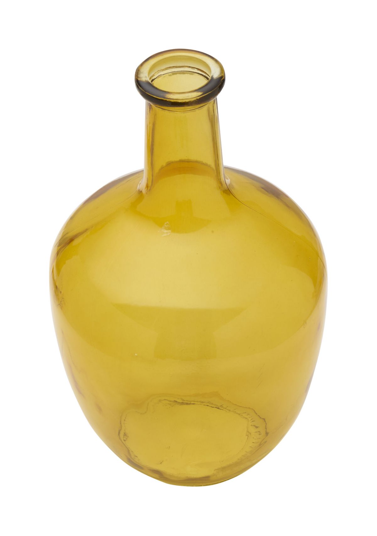 Elements Amber Bulb Glass Vase