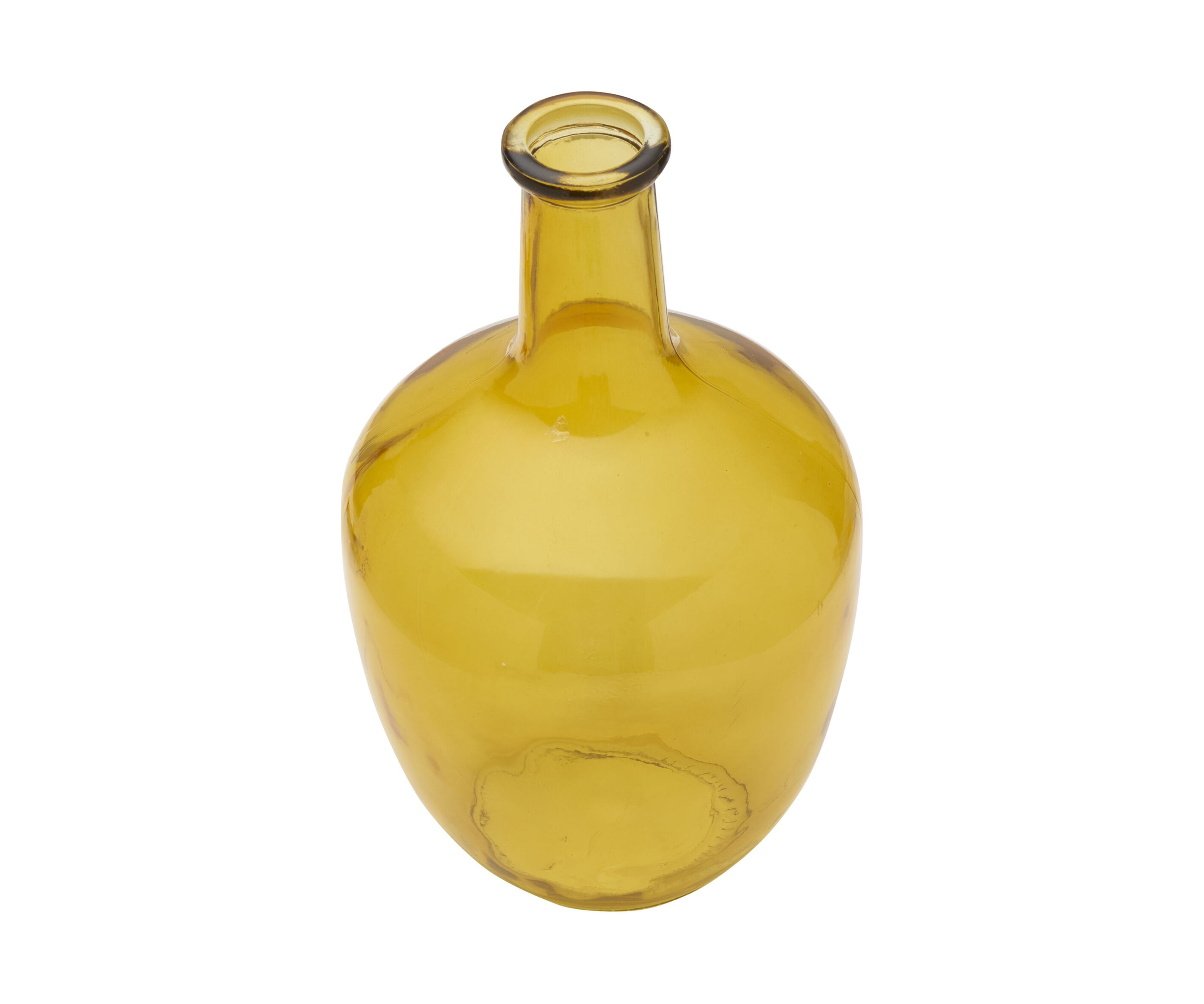 Elements Amber Bulb Glass Vase