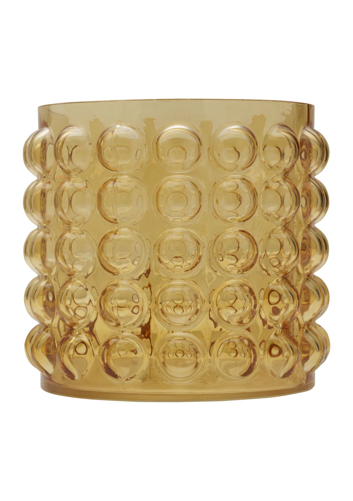 Elements Amber Bubble Glass Vase