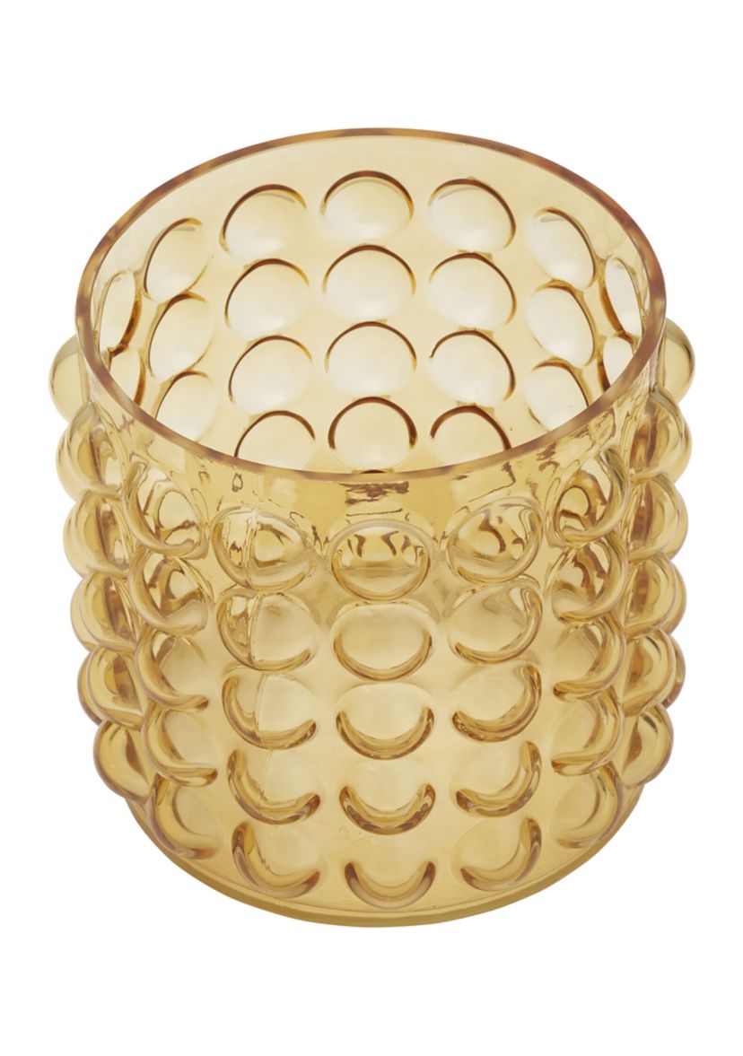 Elements Amber Bubble Glass Vase