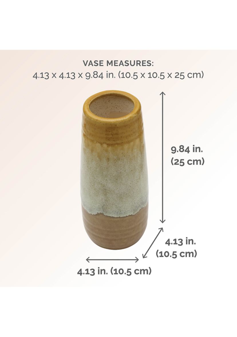 Elements Tri Layer Ceramic Vase