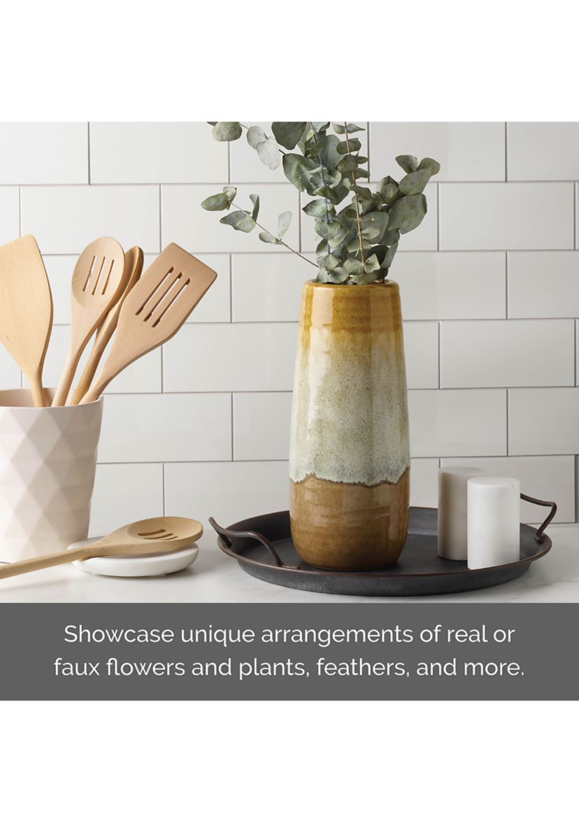 Elements Tri Layer Ceramic Vase