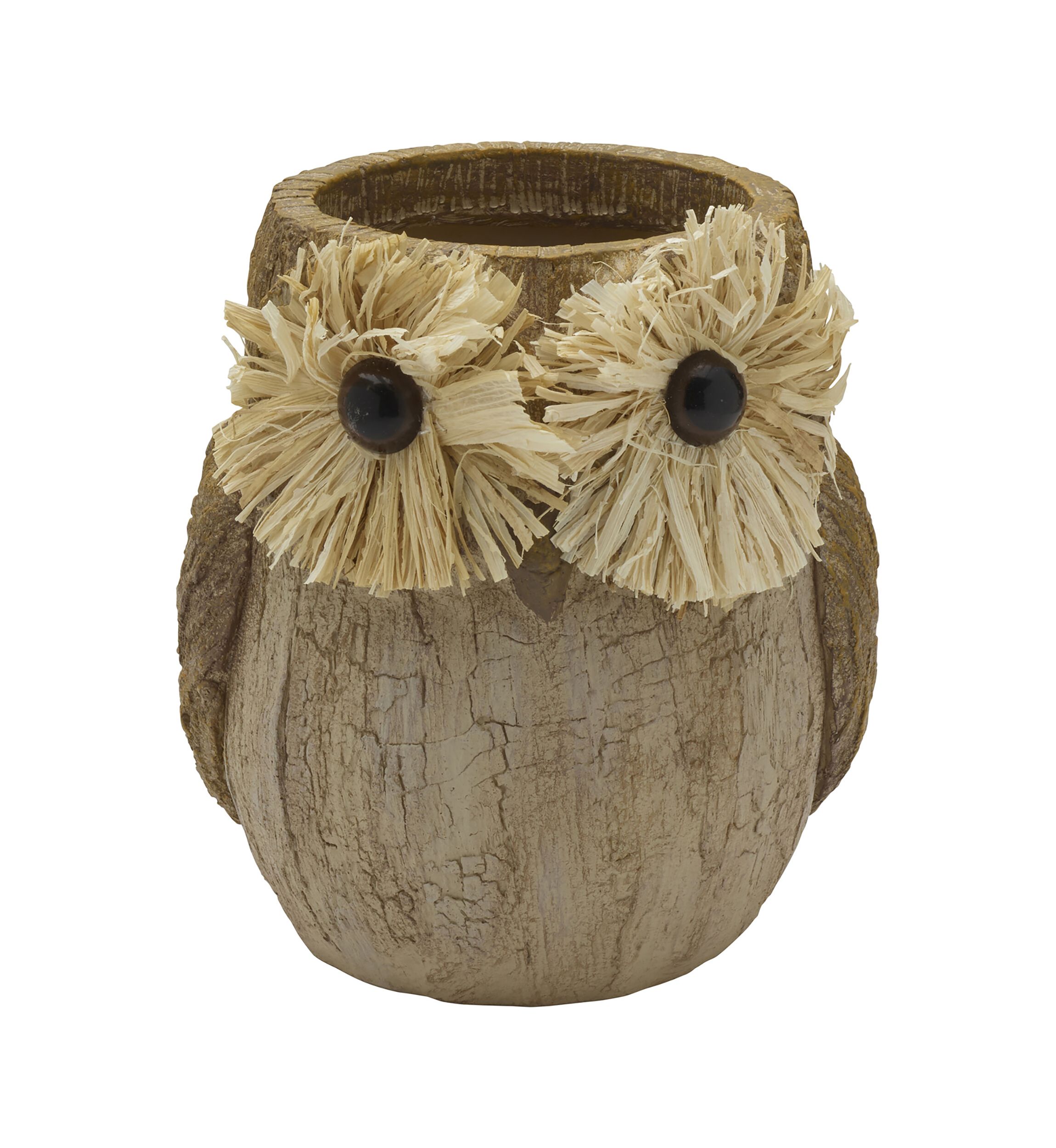 Elements Resin Owl Figurine