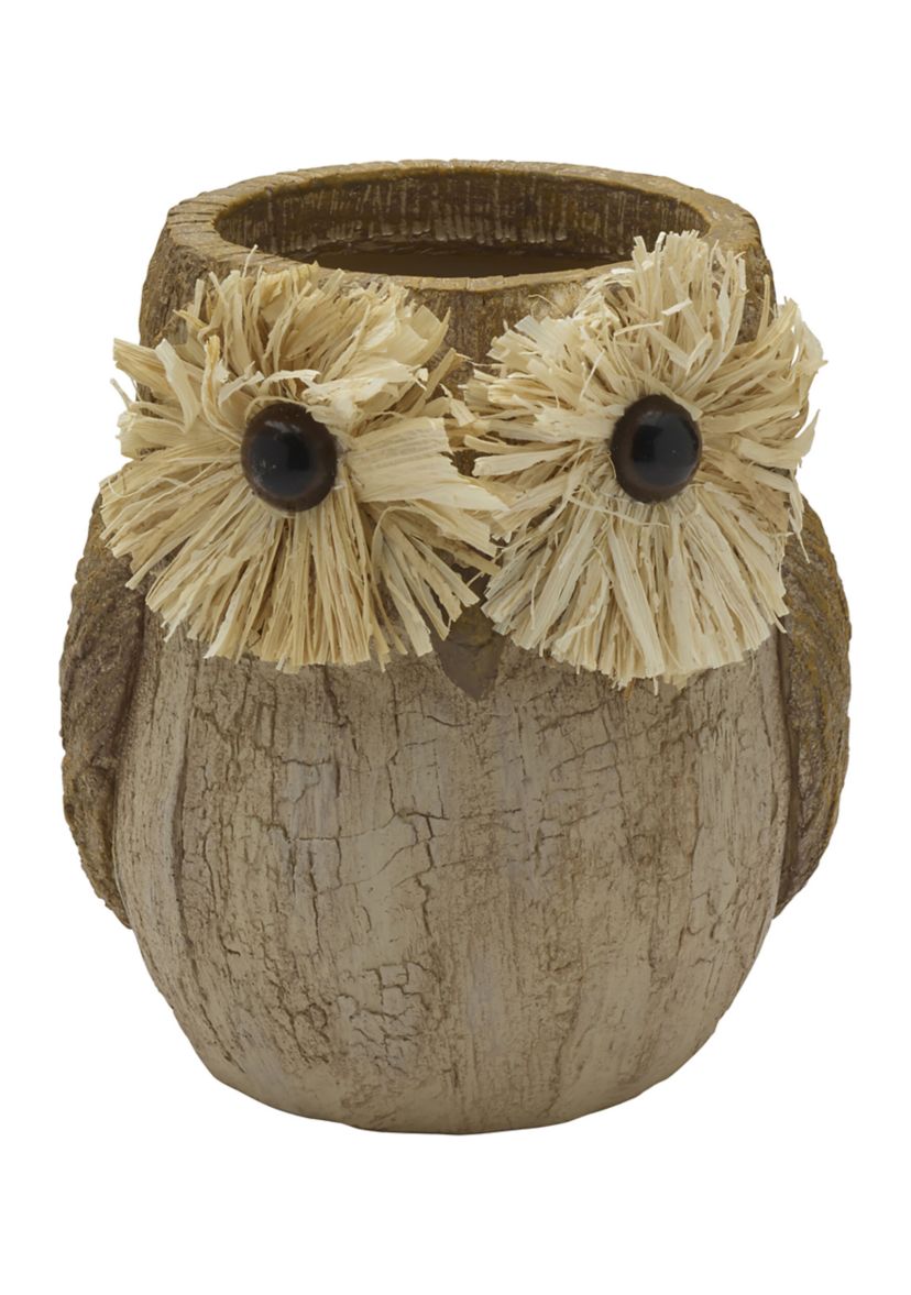 Elements Resin Owl Figurine