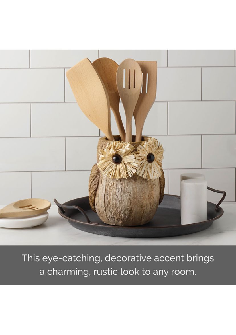 Elements Resin Owl Figurine