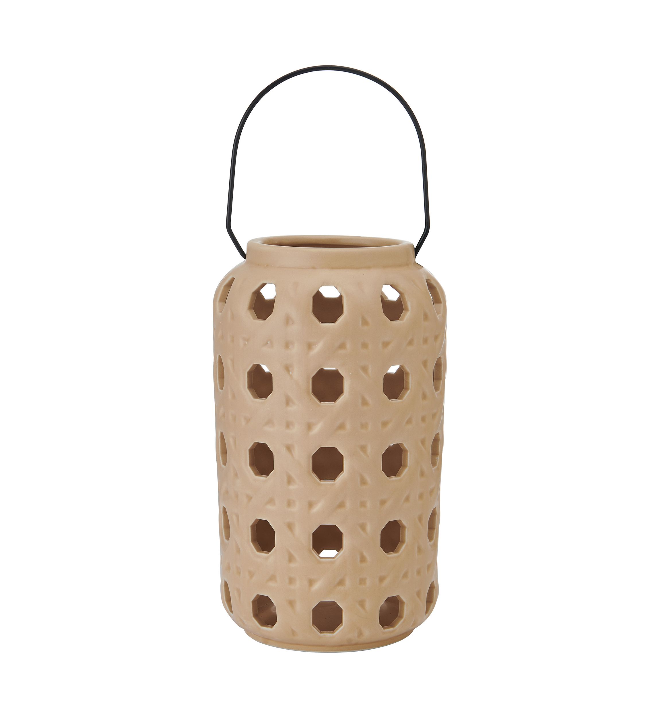 Thatched Pattern Ceramic Vase