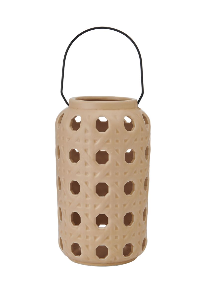 Thatched Pattern Ceramic Vase