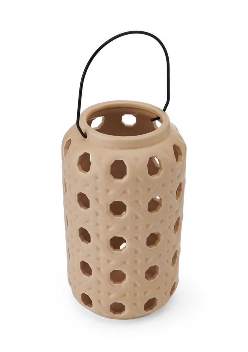 Thatched Pattern Ceramic Vase