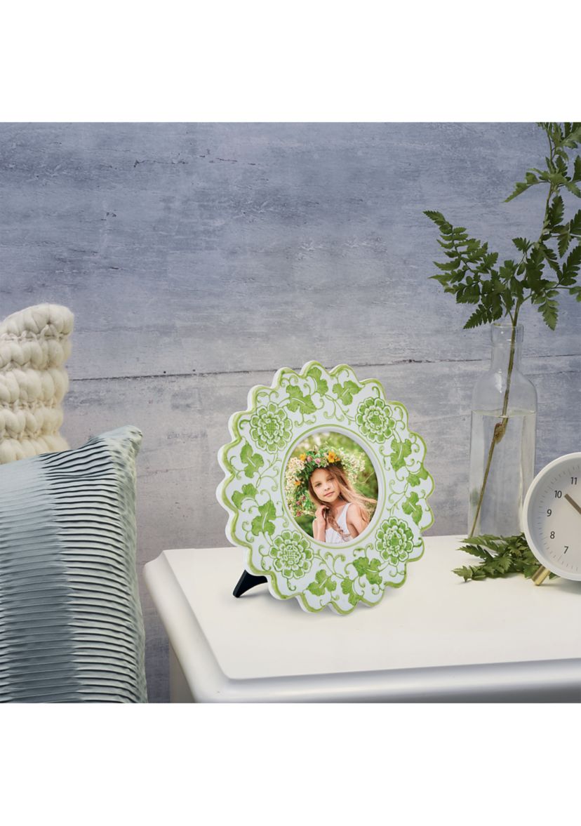 Ceramic Daisy Wavy Photo Frame 