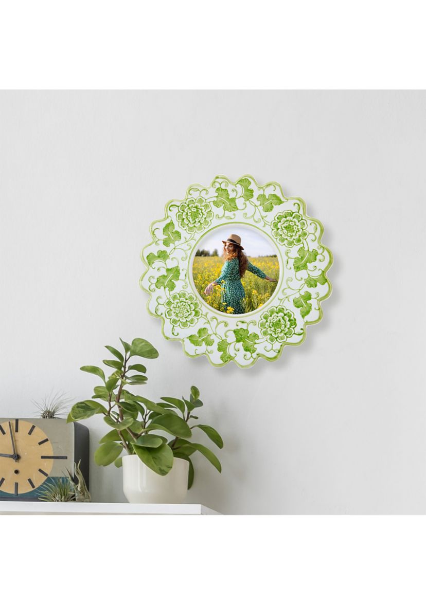Ceramic Daisy Wavy Photo Frame 