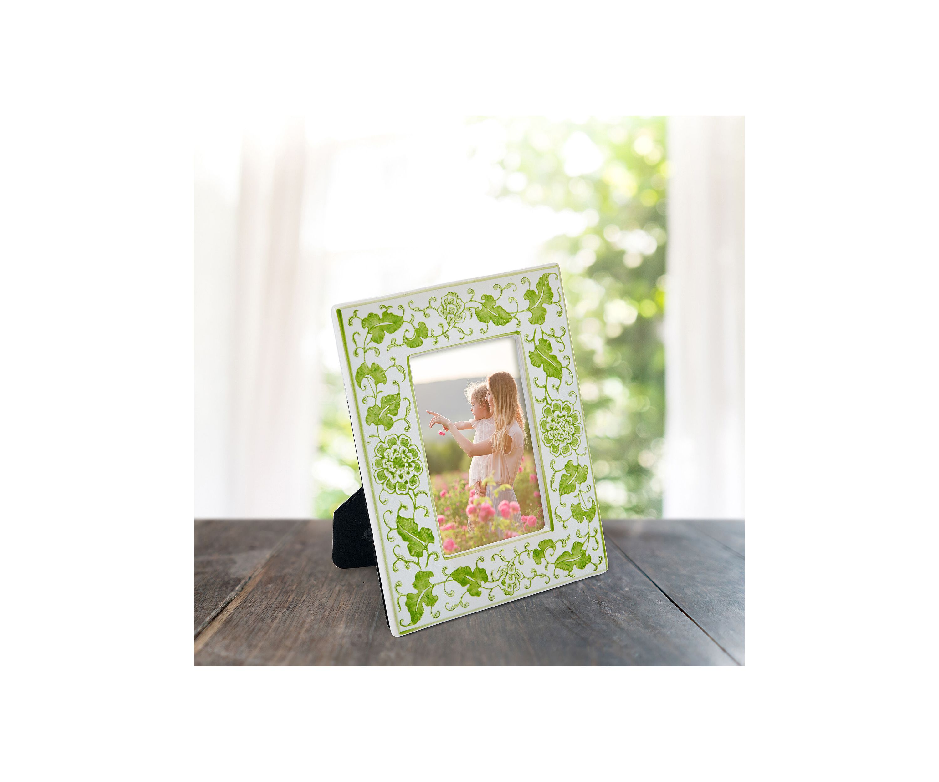 Ceramic 4" x 6" Picture Frame