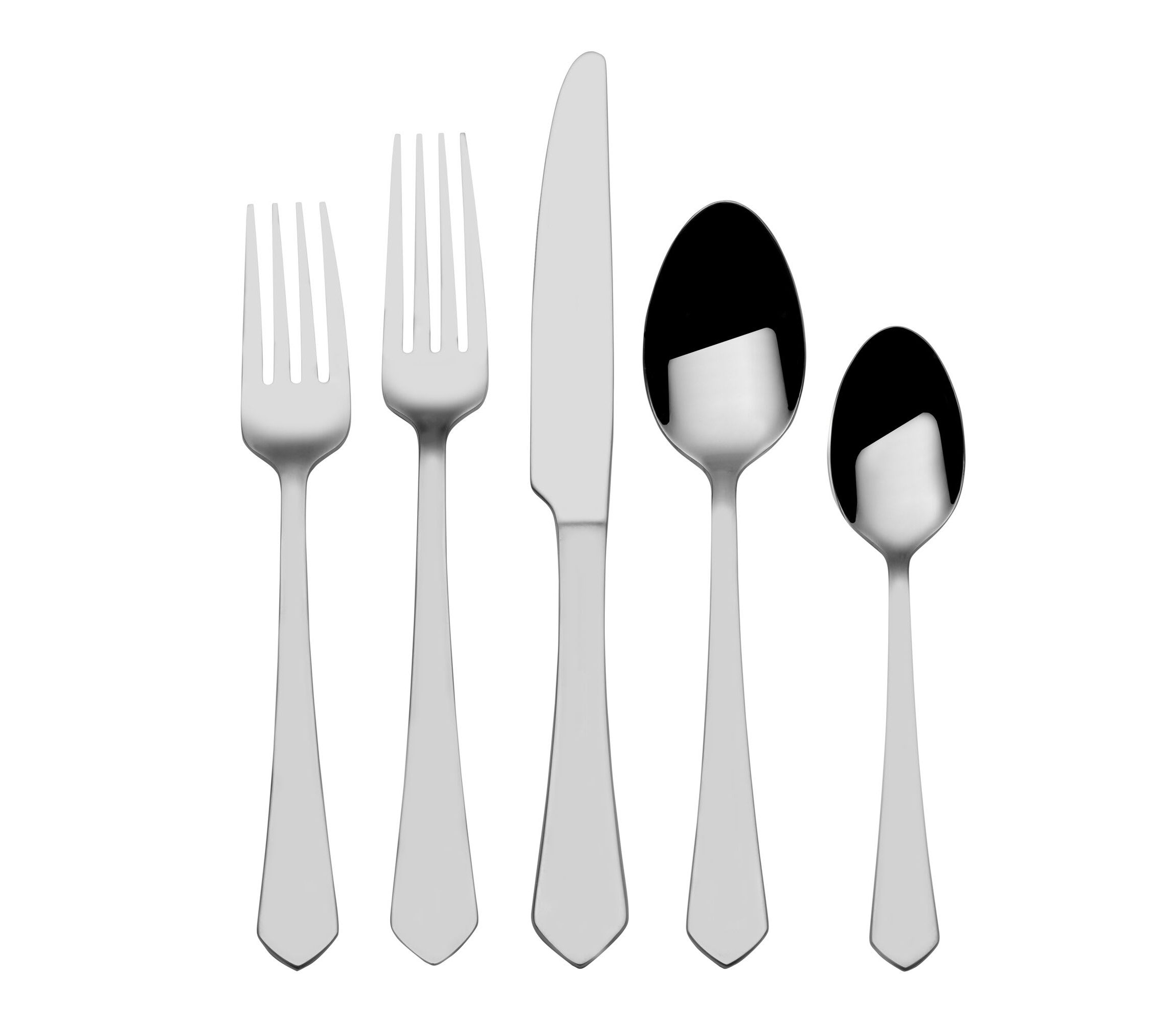 Gourmet Basics by Mikasa Almond 20-pc Flatware Set, Service for 4