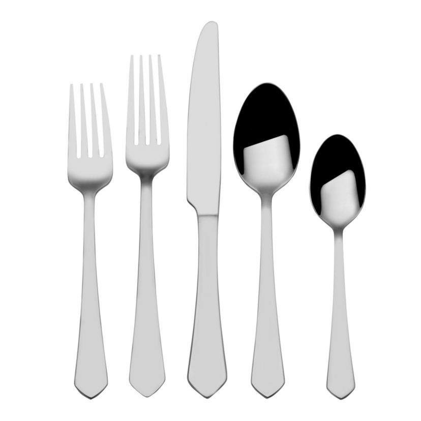 Gourmet Basics by Mikasa Almond 20-pc Flatware Set, Service for 4