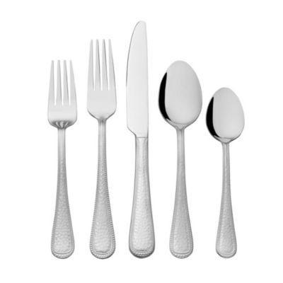 Gourmet Basics by Mikasa Halston 20-pc Flatware Set, Service for 4, Silver