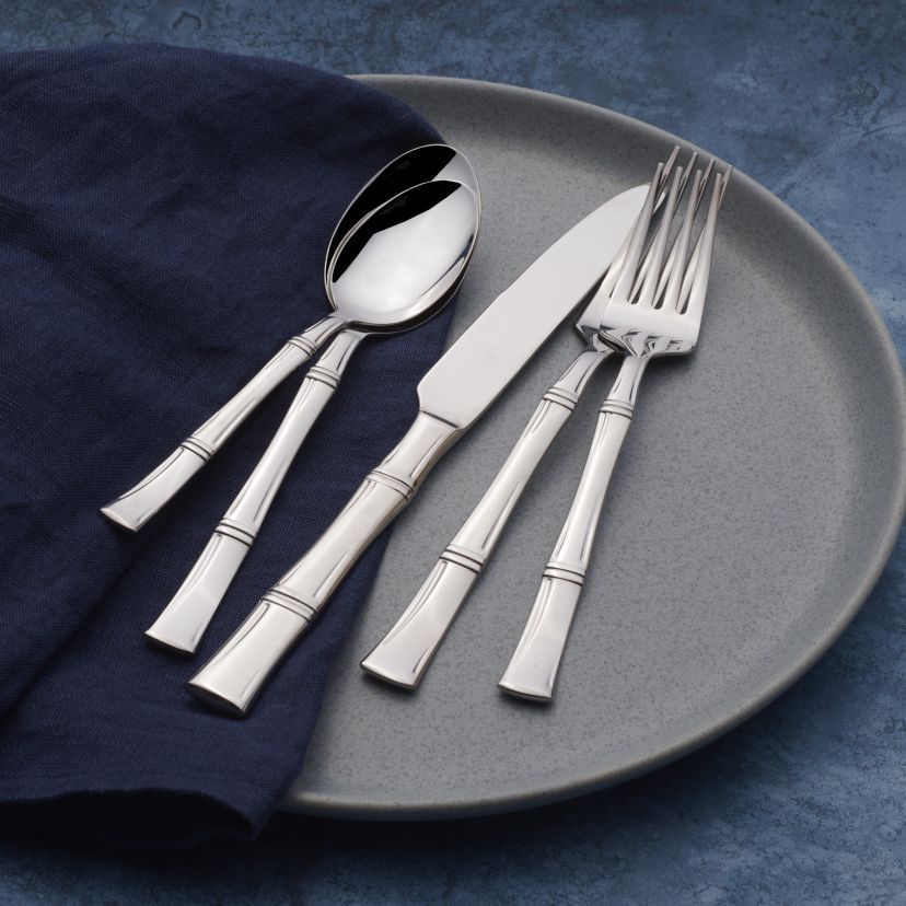 Gourmet Basics by Mikasa Bamboo 20-pc Flatware Sets, Service for 4